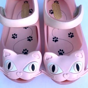 Mini Melissa Kitty Cat shoes Toddler size 7